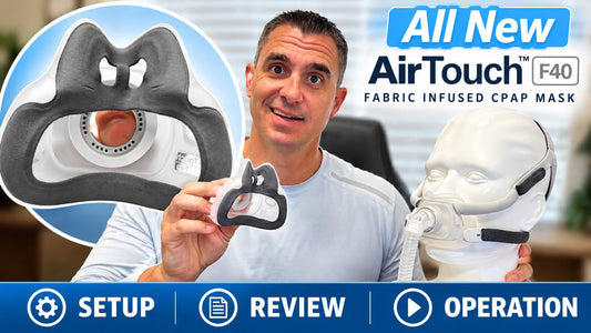 ResMed AirTouch F40 Review: New Fabric Full Face CPAP Mask