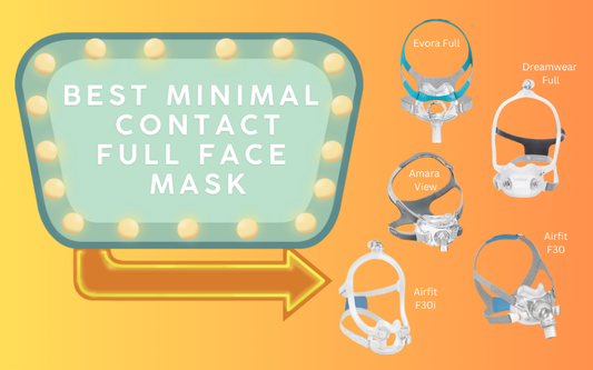 Best minimal style full face CPAP masks compared side by side for sleep apnea therapy