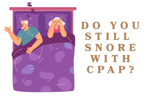 Graphic explaining why some people may still snore even when using CPAP machines.