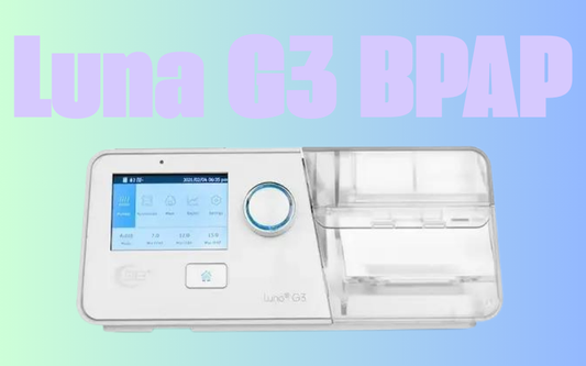 Luna G3 Auto Bilevel CPAP machine setup guide for sleep apnea therapy