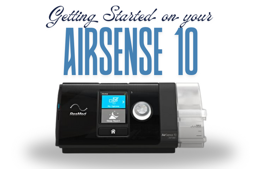 ResMed AirSense 10 CPAP machine setup guide for new users