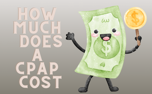 Person reviewing CPAP machine pricing and features before purchase.