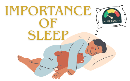 Illustration highlighting why sleep is essential for physical health, mental well-being, and daily performance.