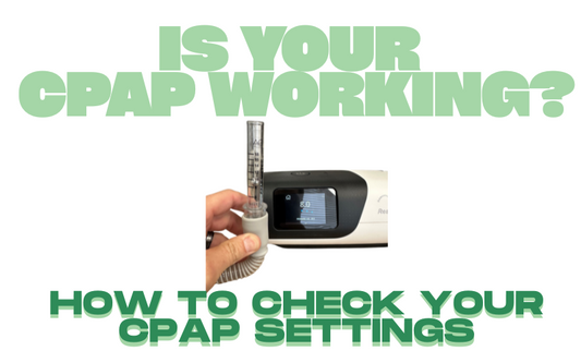 Measuring CPAP machine performance and pressure using a CPAP meter