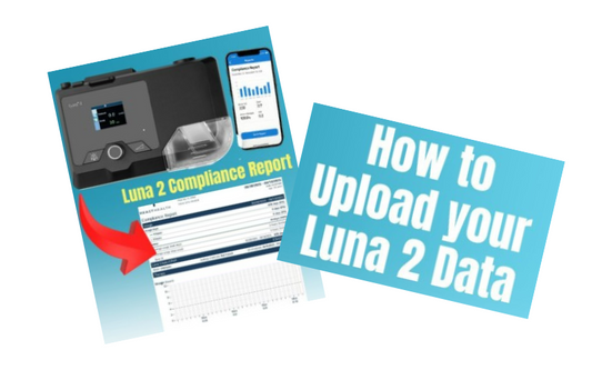 Easily Get Your Luna 2 CPAP Compliance Report with the React Health App!