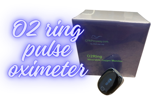 O2 Ring pulse oximeter review showing wearable device for continuous oxygen monitoring