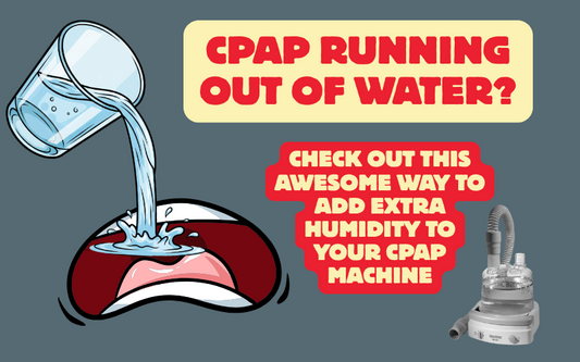 CPAP humidifier running dry? Discover a new option to stay comfortable all night