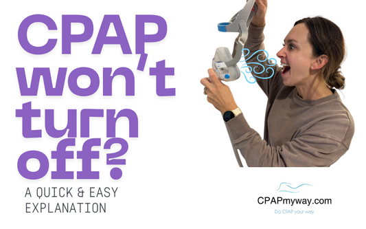 Step-by-step guide for troubleshooting a CPAP that won’t power off