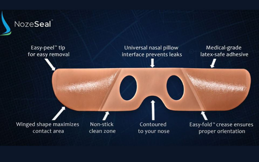 Guide to using Nozeseal strips for better CPAP therapy seal