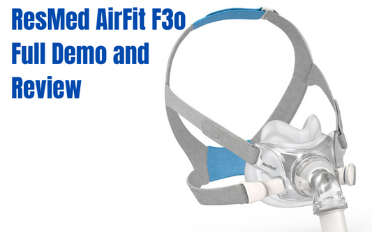 ResMed AirFit F30 Minimal Contact CPAP mask introduction and review. 