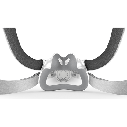 Close-up detail of the ComfiSoft cushion interior, showing the nasal cradle alignment and ventilation ports.