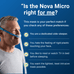 Nova Micro Nasal Pillow Mask | Fisher & Paykel – Lightweight ...