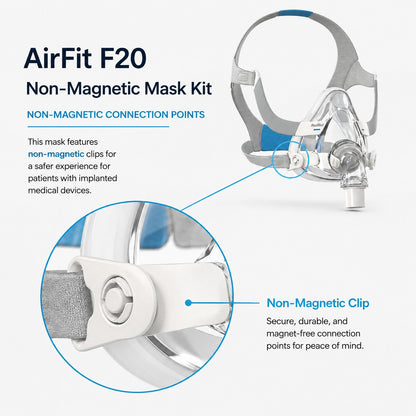 ResMed AirFit F20 Non-Magnetic Mask Kit
