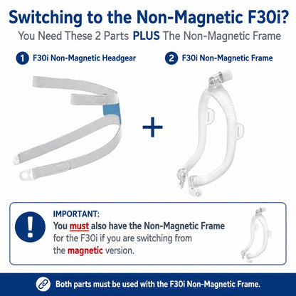 F30i Non-Magnetic Replacement Headgear