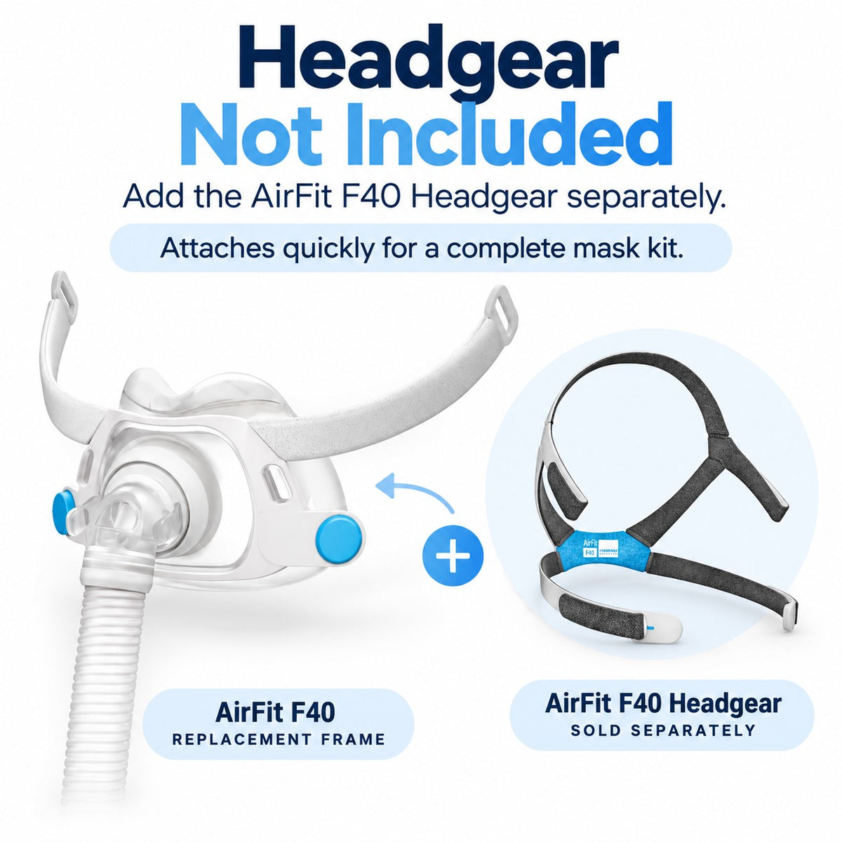 AirFit F40 Replacement Frame with Cushion