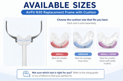 ResMed AirFit N30 Replacement Frame System | With Cushion