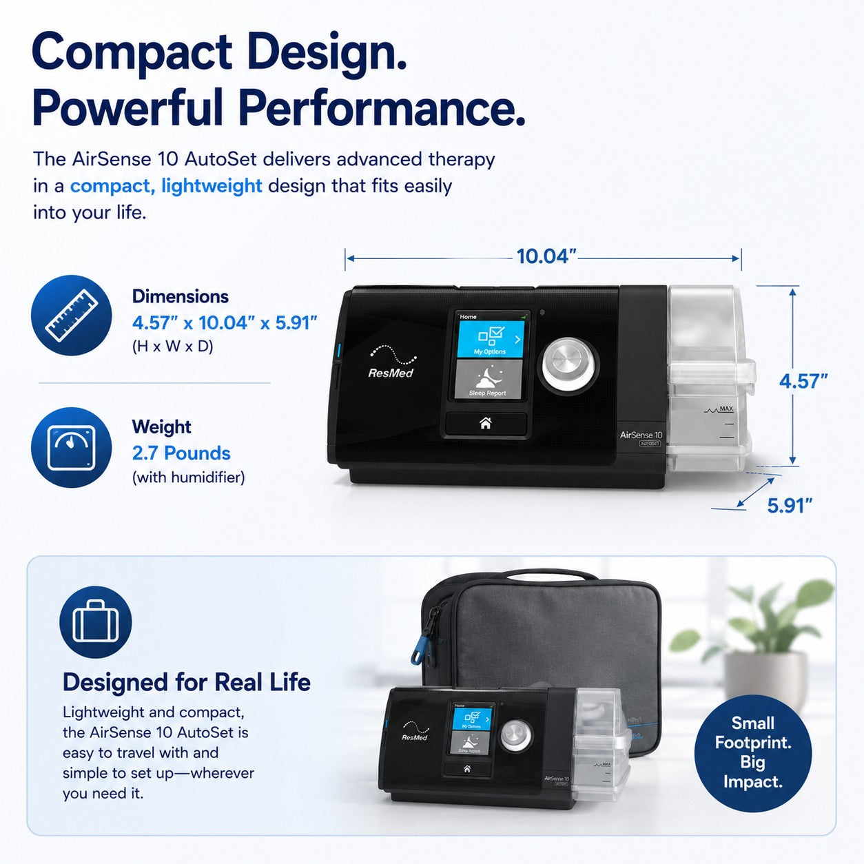 AirSense 10 Auto CPAP Package – Complete CPAP Therapy Setup with