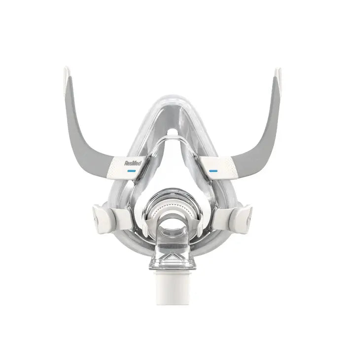 Front view of the ResMed AirTouch F20 full face mask frame system without headgear