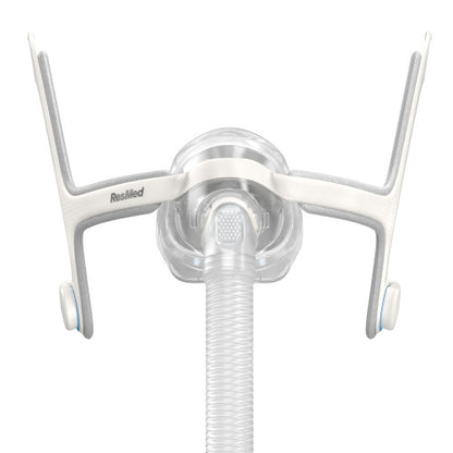 Front view of the ResMed AirTouch N20 nasal CPAP mask