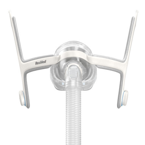 Front view of the ResMed AirTouch N20 nasal CPAP mask