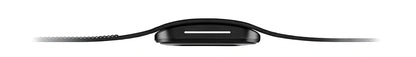 Black hume band 2 with a thin cable on a white background