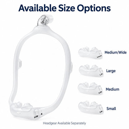 DreamWear Silicone Nasal Pillows Replacement Frame & Cushion