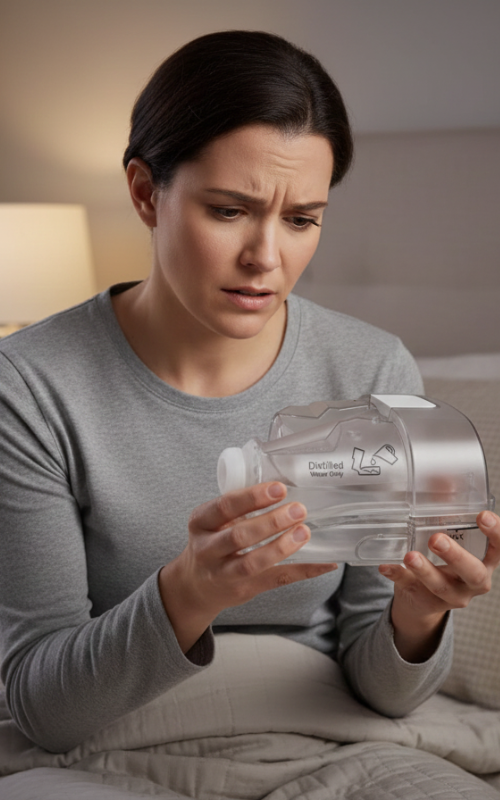 Why isn't my CPAP using water?