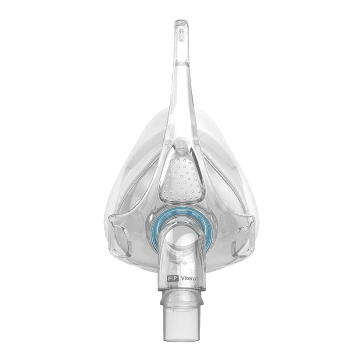 Fisher & Paykel Vitera full face mask frame with cushion, shown without headgear.