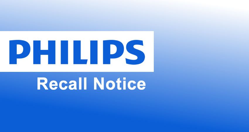 Philips Recall Notification for Sleep and Respiratory Care Devices